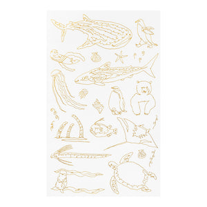 Transfer Sticker Foil 2618 Sea creatures