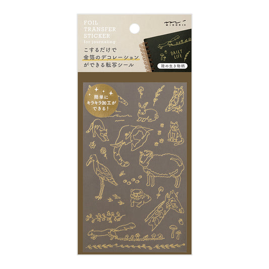 Transfer Sticker Foil 2619 Land animals