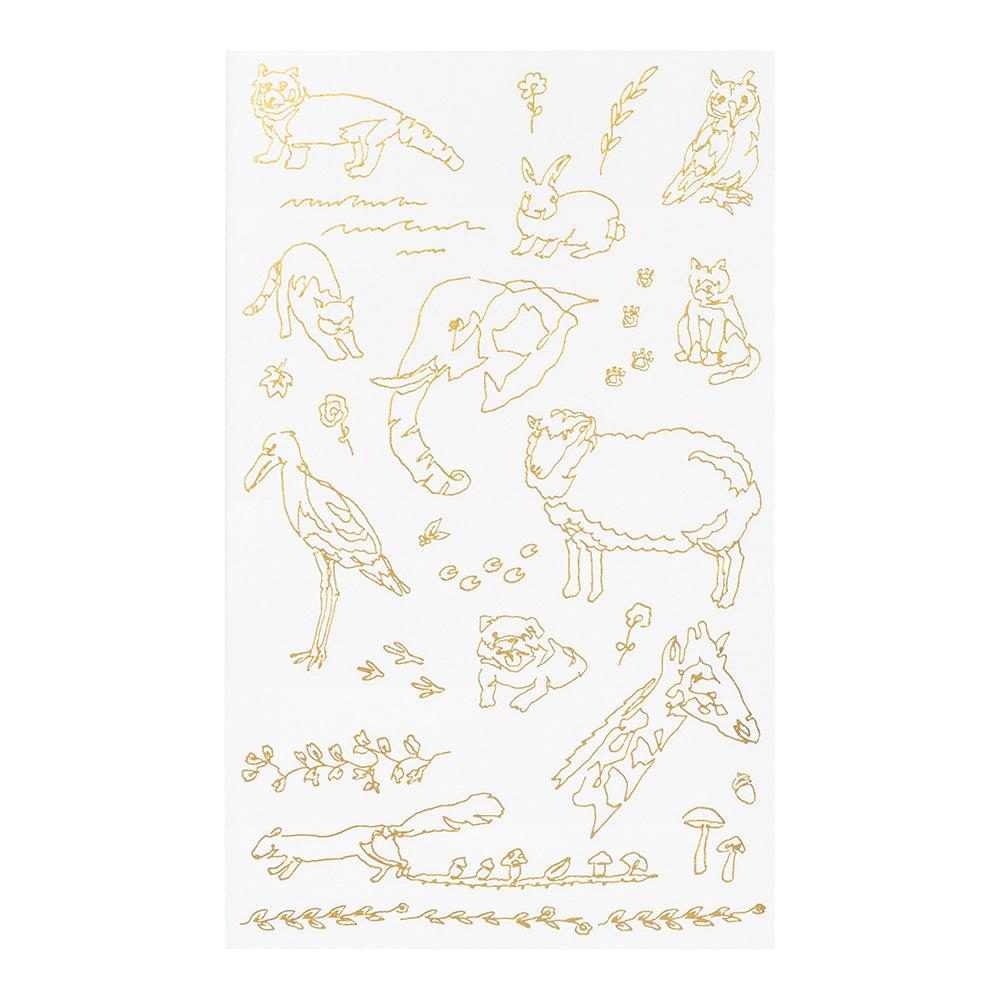 Transfer Sticker Foil 2619 Land animals