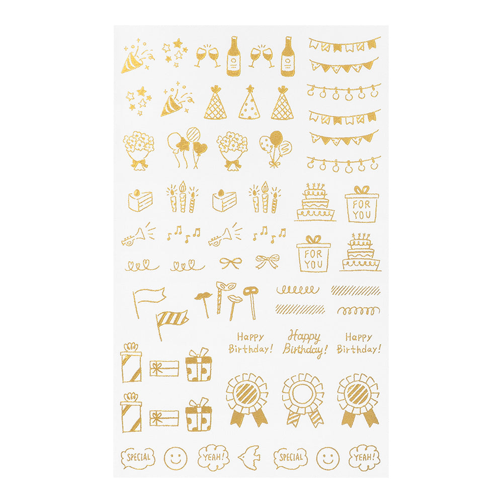 Transfer Sticker Foil 2622 Celebratory pattern