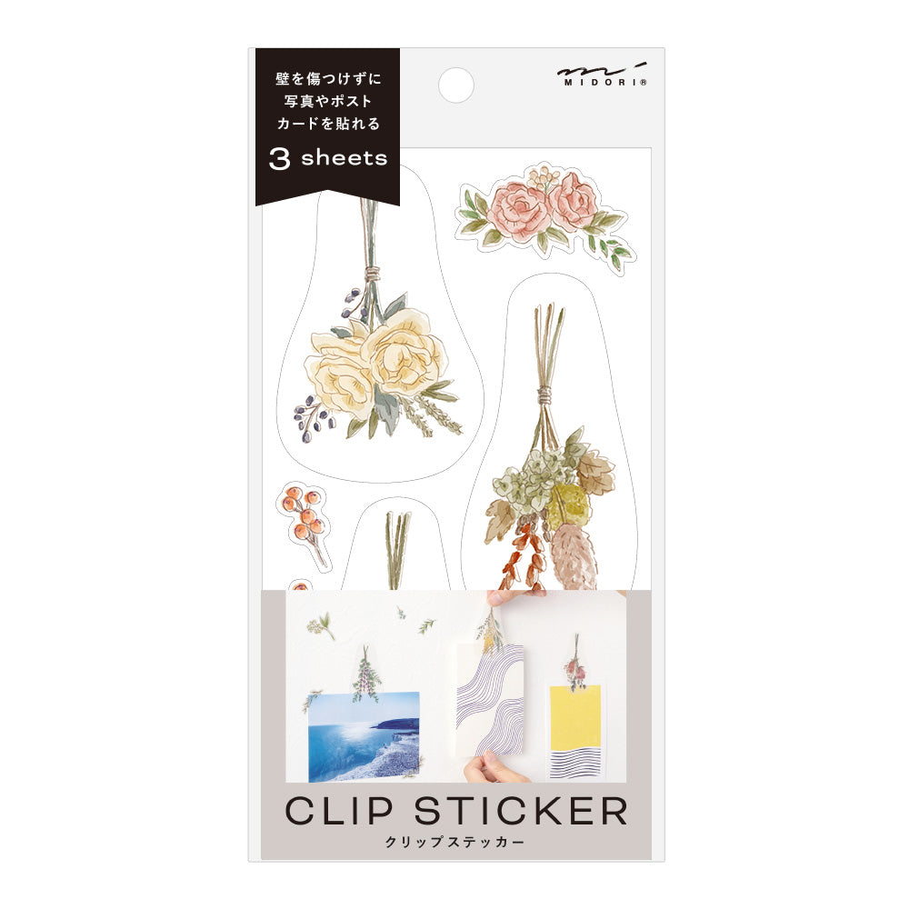 Clip Sticker Dried flower