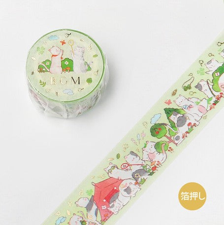 BGM Animal Party Camp Washi Tape