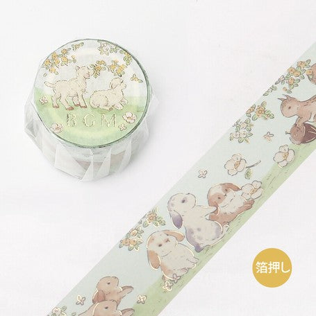BGM Fairy Tale Animals Washi Tape