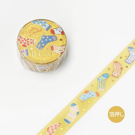 BGM Winter Socks Washi Tape