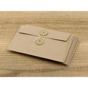 KRAFT ENVELOPE <M> Horizontal with String Brown