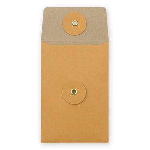 KRAFT ENVELOPE (S) Vertical with String Orange