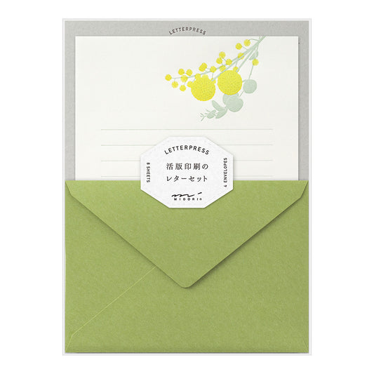 Letter Set 461 Press Bouquet Yellow