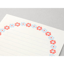 Load image into Gallery viewer, Letter Set 478 Letterpress Flower Frame Light Blue
