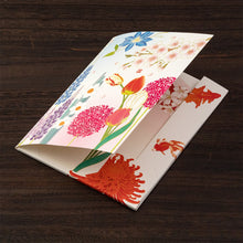 Load image into Gallery viewer, Letter Writing Set Seasonal Flowers Red
