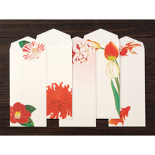 Load image into Gallery viewer, Letter Writing Set Seasonal Flowers Red
