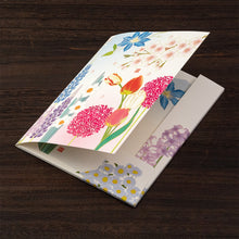 Load image into Gallery viewer, Letter Writing Set Seasonal Flowers Blue
