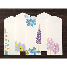 Load image into Gallery viewer, Letter Writing Set Seasonal Flowers Blue
