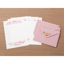 Load image into Gallery viewer, Letter Set 506 Foil-stamped Envelopes Flowers
