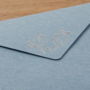 Letter Set 508 Foil-stamped Envelopes Gypsophila / Baby’s Breath