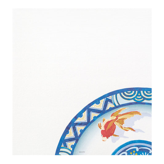 Letter Pad 035 Silk print Goldfish