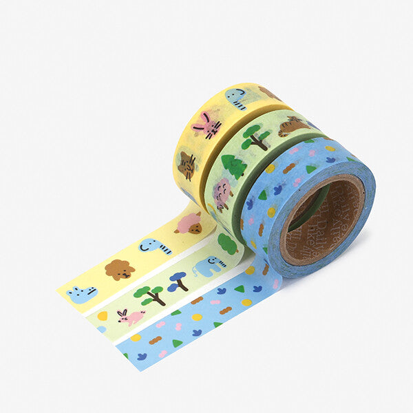 Dailylike Washi Tape Set of 3 Pcs - 02 Friends