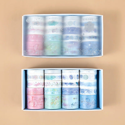 20 Pcs Vintage Star River Washi Tape Set