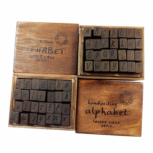 28 Pcs/set Kawaii Handwriting Alphabet Stamp