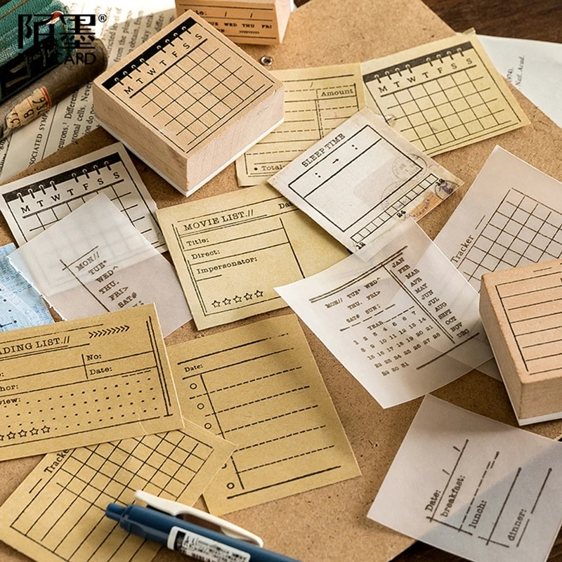 Note Journal Stamp Bullet Journal Functional Stamps – Paper planning and more