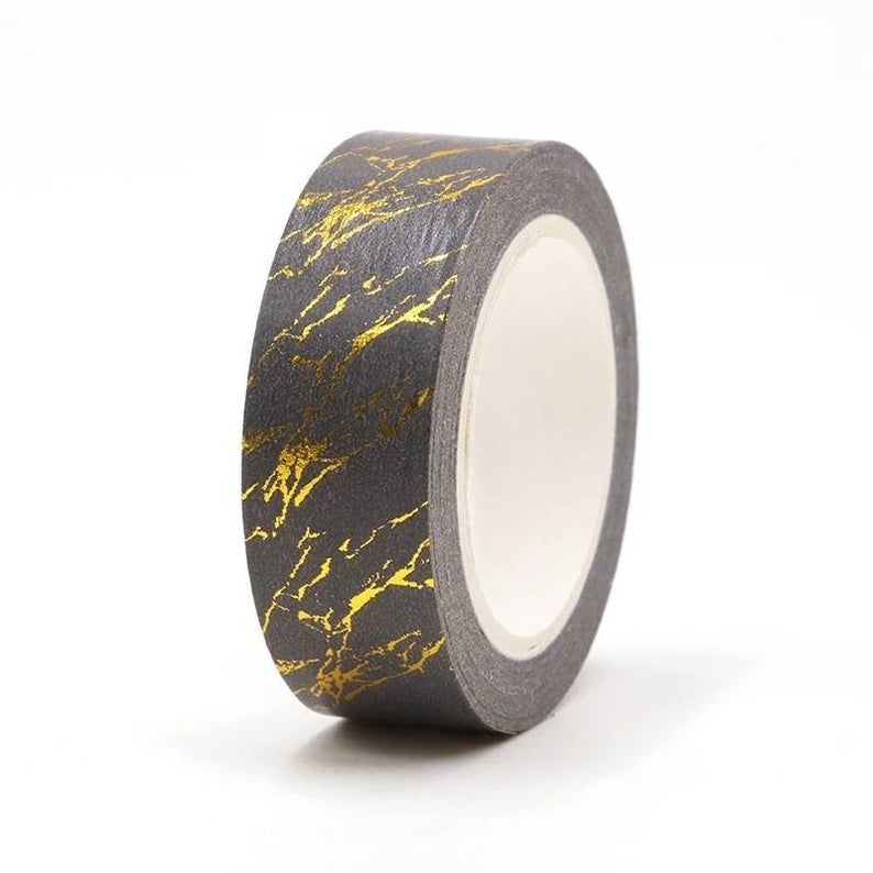 Gold Foil Marble Washi Tape