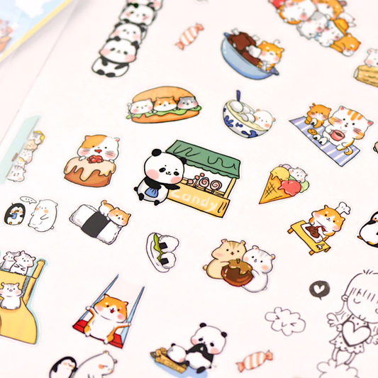 Koniwa Original Animal Stickers