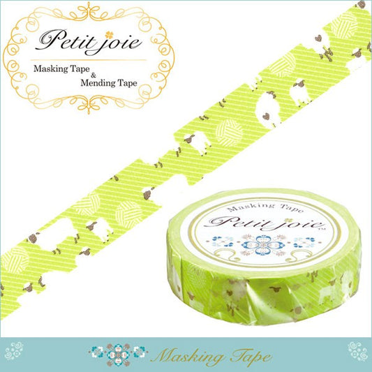 Petit Joie Masking Tape - Green Sheep