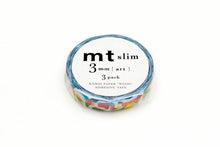 Load image into Gallery viewer, MT Washi Slim Masking Tape (3mm) (Pack of 3)
