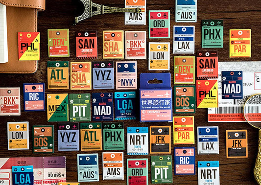 World Travel Sticker Box
