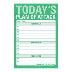 Knock Knock Today's Plan of Attack Great Big Sticky Notes