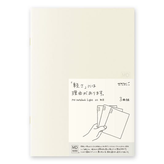 MD Notebook Light -A5- 3pcs Pack