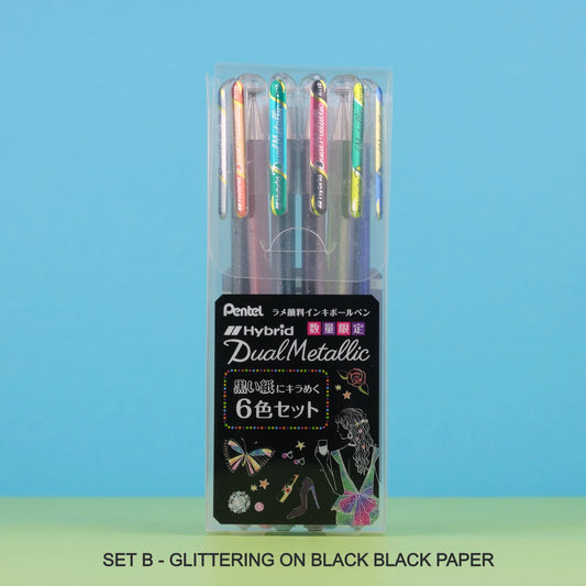 Pentel Hybrid Dual Metallic Gel Pen