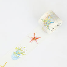 Load image into Gallery viewer, Jellyfish Starfish Washi Tape (Gold Leaf)
