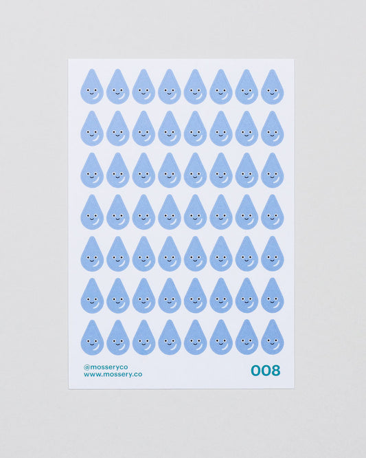 Mossery Stickers- Water Droplet