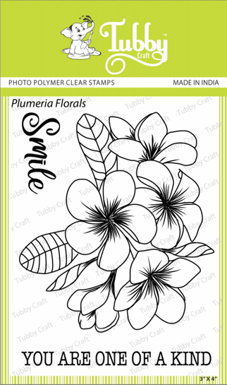 Plumeria Florals Clear Stamp
