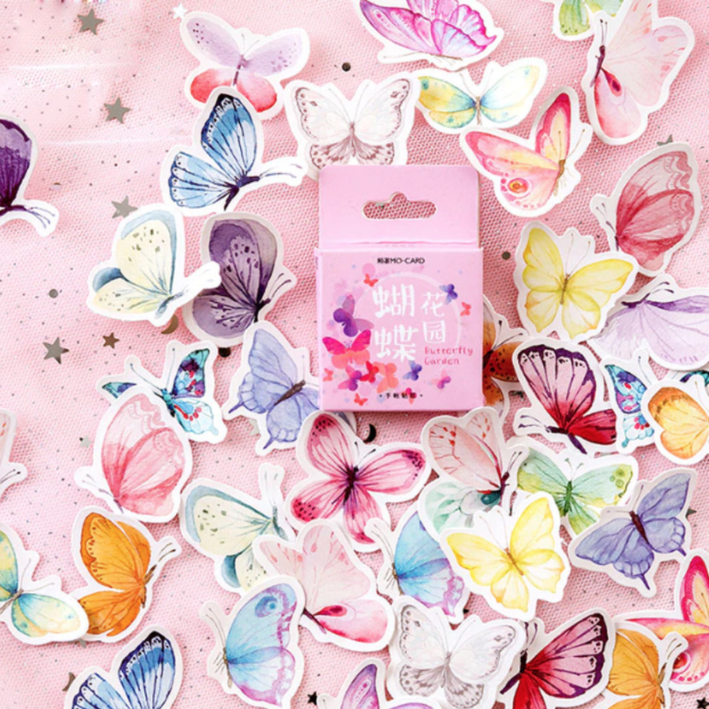 Butterfly Garden Planner Stickers