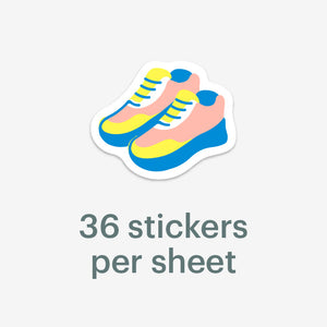 Mossery Stickers- Running Shoes
