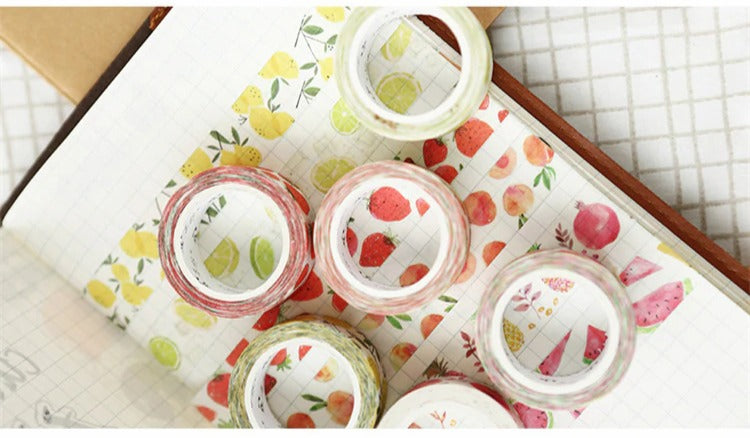 Kawaii Fruits Washi Tape