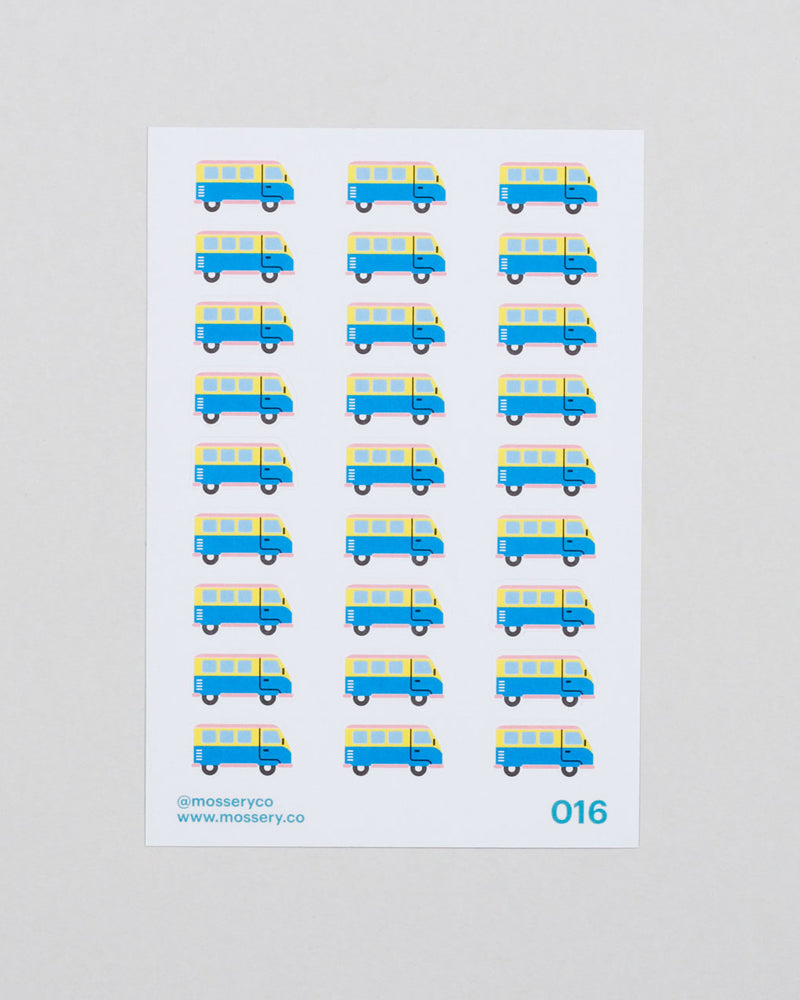 Mossery Stickers- Van