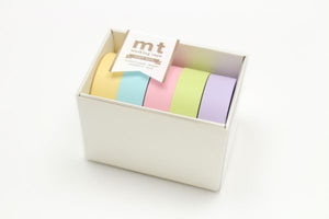 MT Washi Masking Tape Gift Box Shade – PASTEL 2 (Pack of 5)