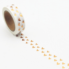 Load image into Gallery viewer, Golden Hearts Washi Tape
