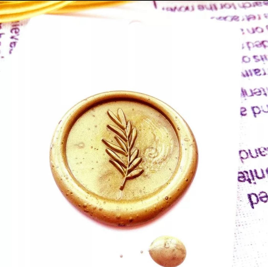 Leaves Wax Seal Stamp Head