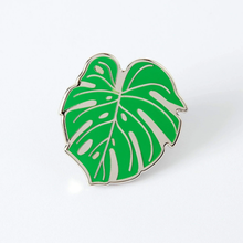 Load image into Gallery viewer, Monstera Cheese Plant Leaf Enamel Pin
