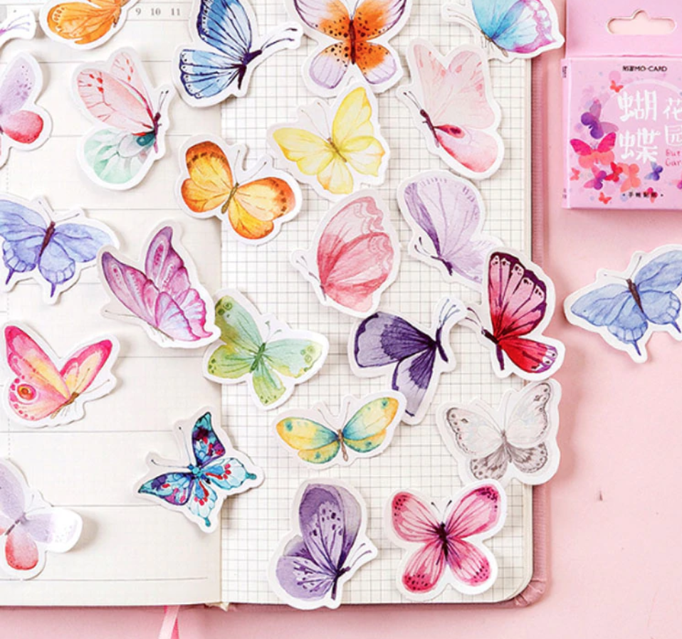 Butterfly Garden Planner Stickers