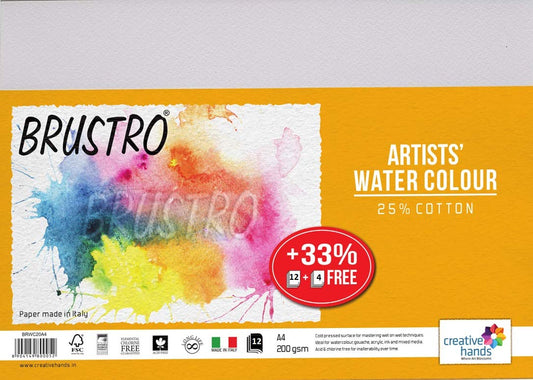 BR WC Paper 200gsm A4 Pk of 12 +4