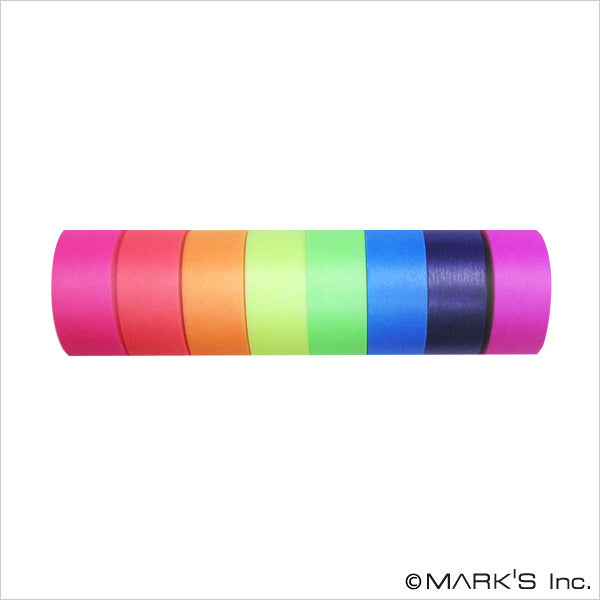 Masté Masking Tape - Set of 8 Visible Neon