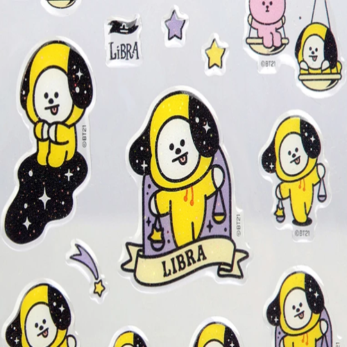 BT21 OFFICIAL EPOXY STICKER - ZODIAC