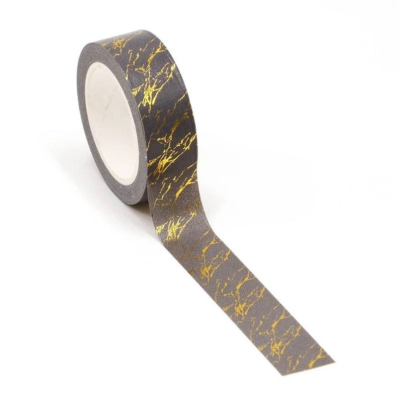Gold Foil Marble Washi Tape