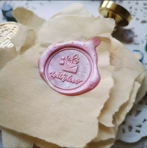 With Love Envelope Wax Seal Stamp Head