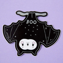 Load image into Gallery viewer, Spooky Boo Bat Laptop Sticker
