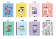 Load image into Gallery viewer, BTS BT21 OFFICIAL SPRING NOTEBOOK
